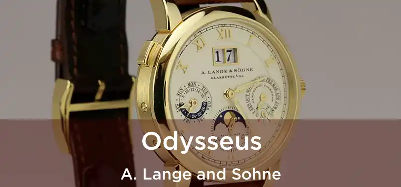  Odysseus A. Lange and Sohne